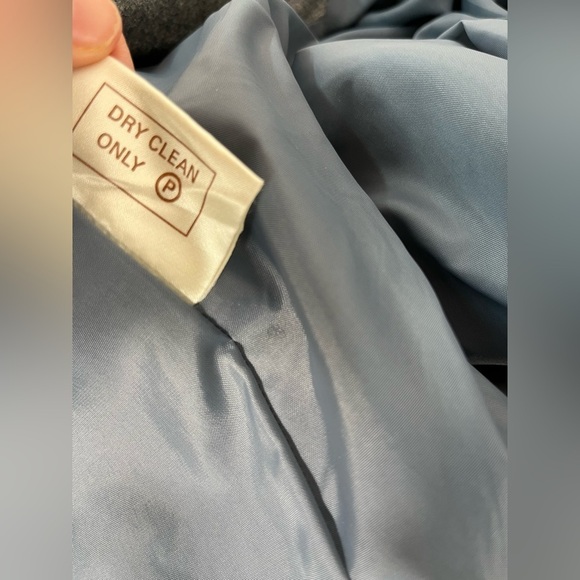 Vintage Country Casuals Womens Medium Great Britain Made Grey Wool Blend Blazer - Picture 12 of 12